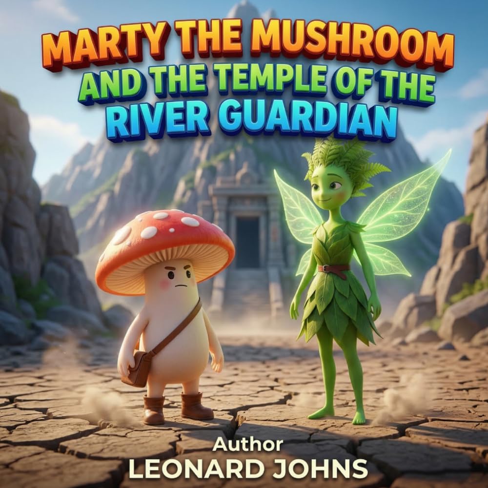 Marty the Mushroom and the Temple of the River Guardian: A Whimsical Fantasy Adventure for Kids: An Interactive Quest Filled with follow-along ... Aged 4-8 (Marty the Mushroom Series of Books)