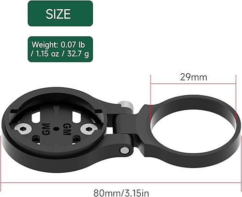 Miniatura 7 de Garmin - Soporte de bicicleta ajustable para computadora de ciclismo para carreteramontaña, compatible con Garmin, Wahoo, Bryton, Cateye GPS y
