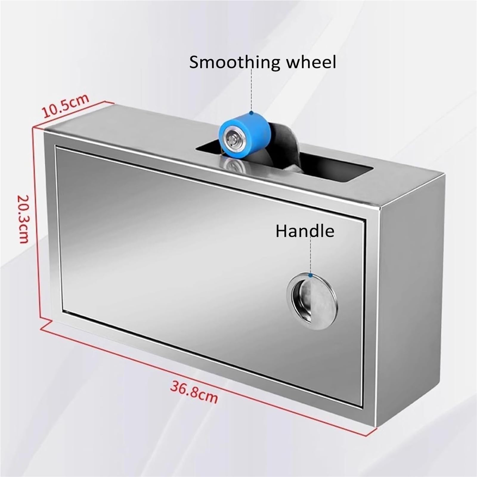 Karton-Versiegelungsmaschine, automatischer Bandschneider und manueller Spender, Edelstahl-Industrieverpackung für 2,5cm breites Band, geeignet für den Heim- und Geschäftsgebrauch