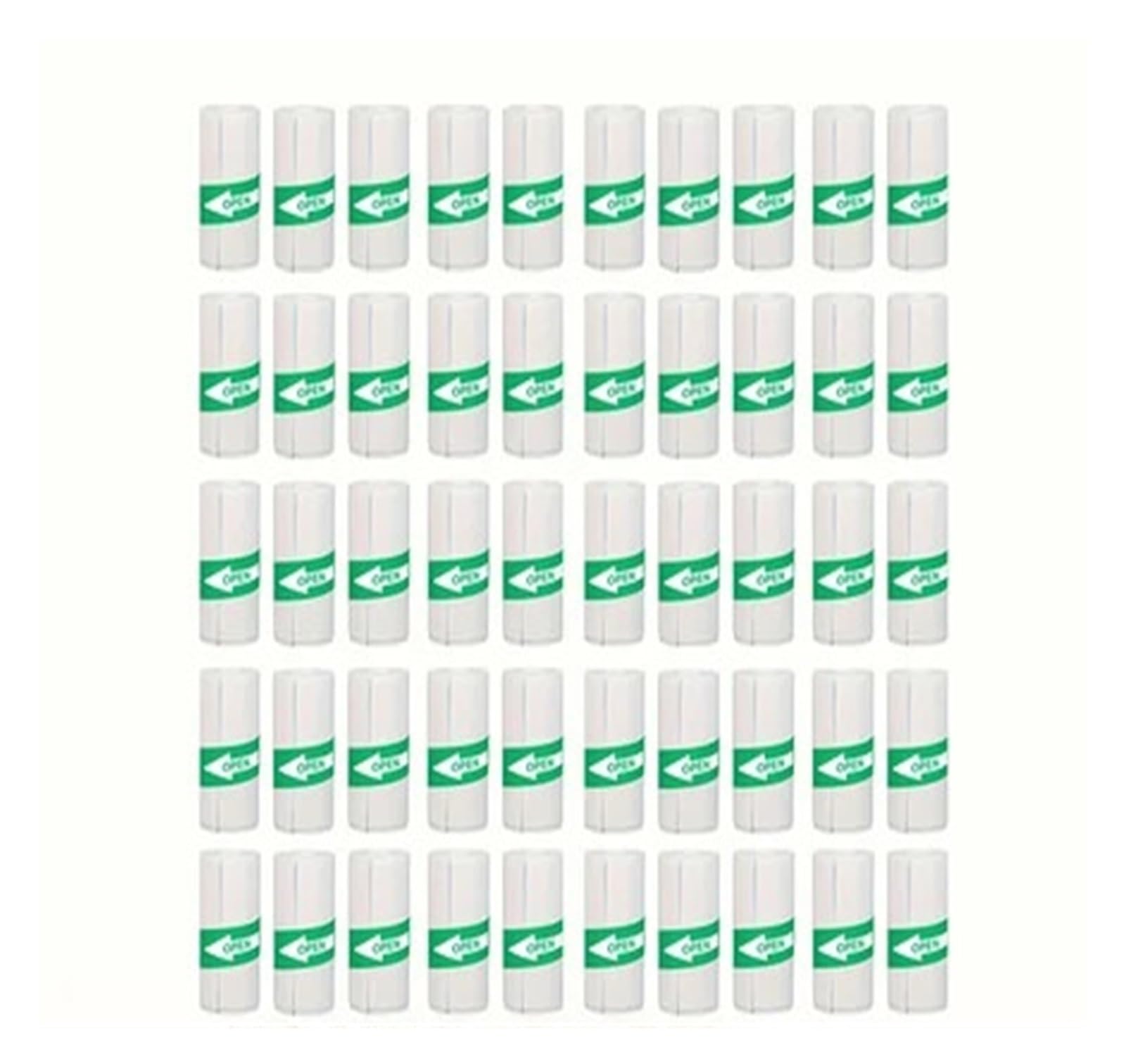 Rolka papieru do drukarek fotograficznych, Papier termiczny w rolce biały 5-50 szt.(50PCS White Sticky)