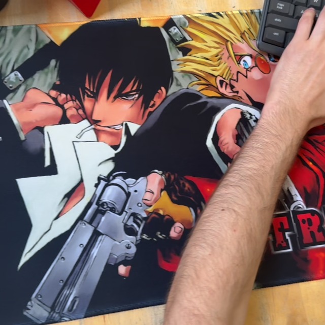 Amazon.com: Trigun Wolfwood & VASH Playmat, Multi-Functional