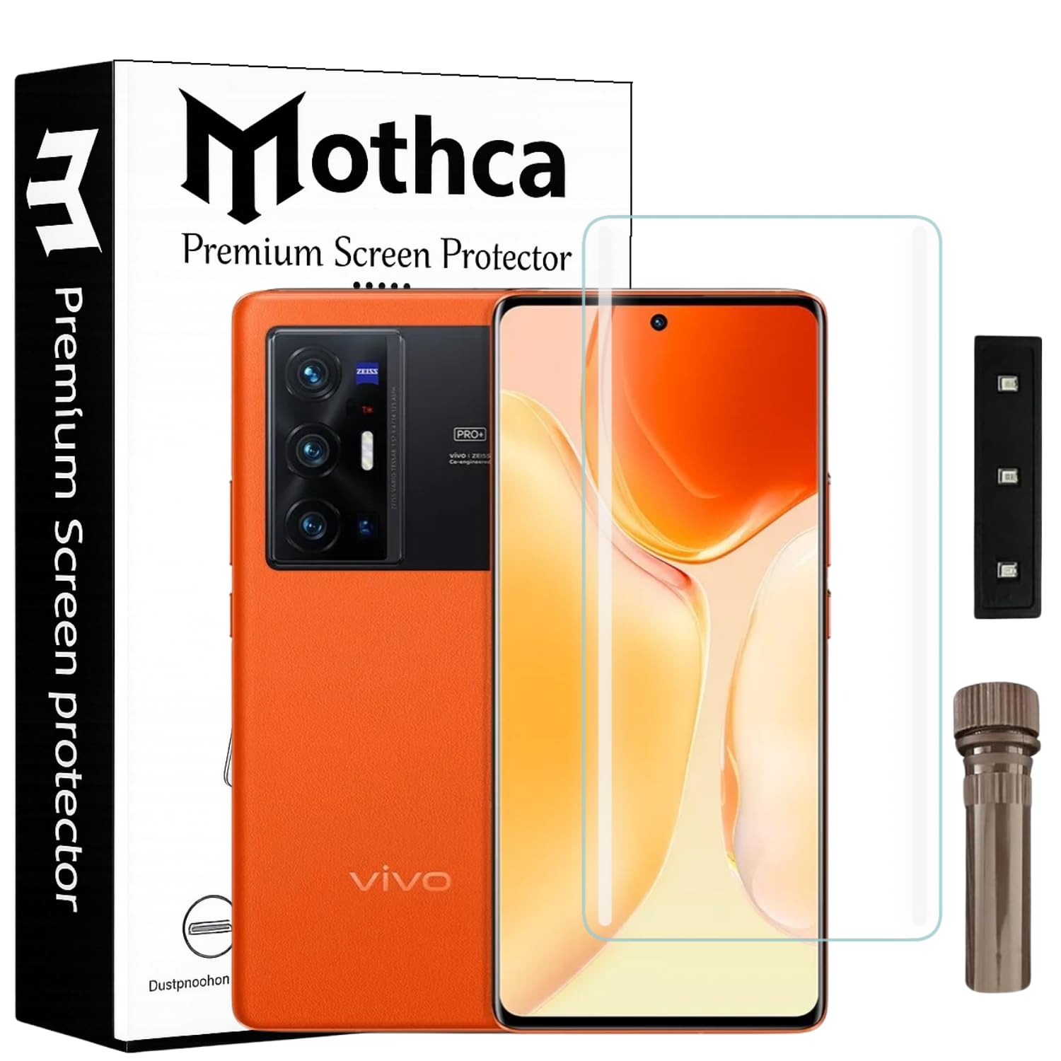 Mothca Premium Curved UV Tempered Glass Screen Protector for Realme GT 6 / GT 6T | HD Clear | Full Screen Coverage (Pack of 1) — Amazon image 7