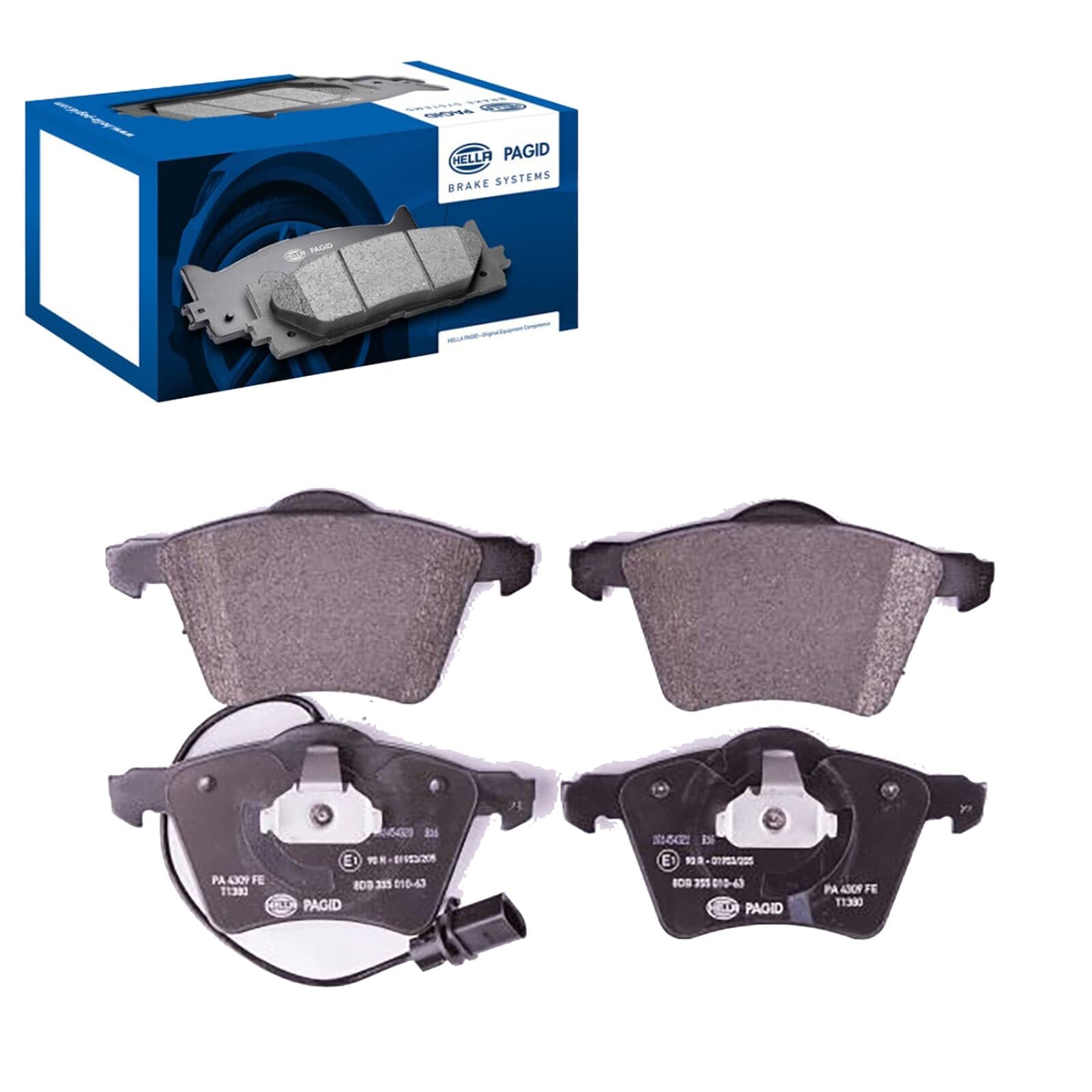 BRAKE PAD SET DISC BRAKE 8DB 355 010-631 FOR VW SEAT FORD GALAXY/MK/VAN 2.0L