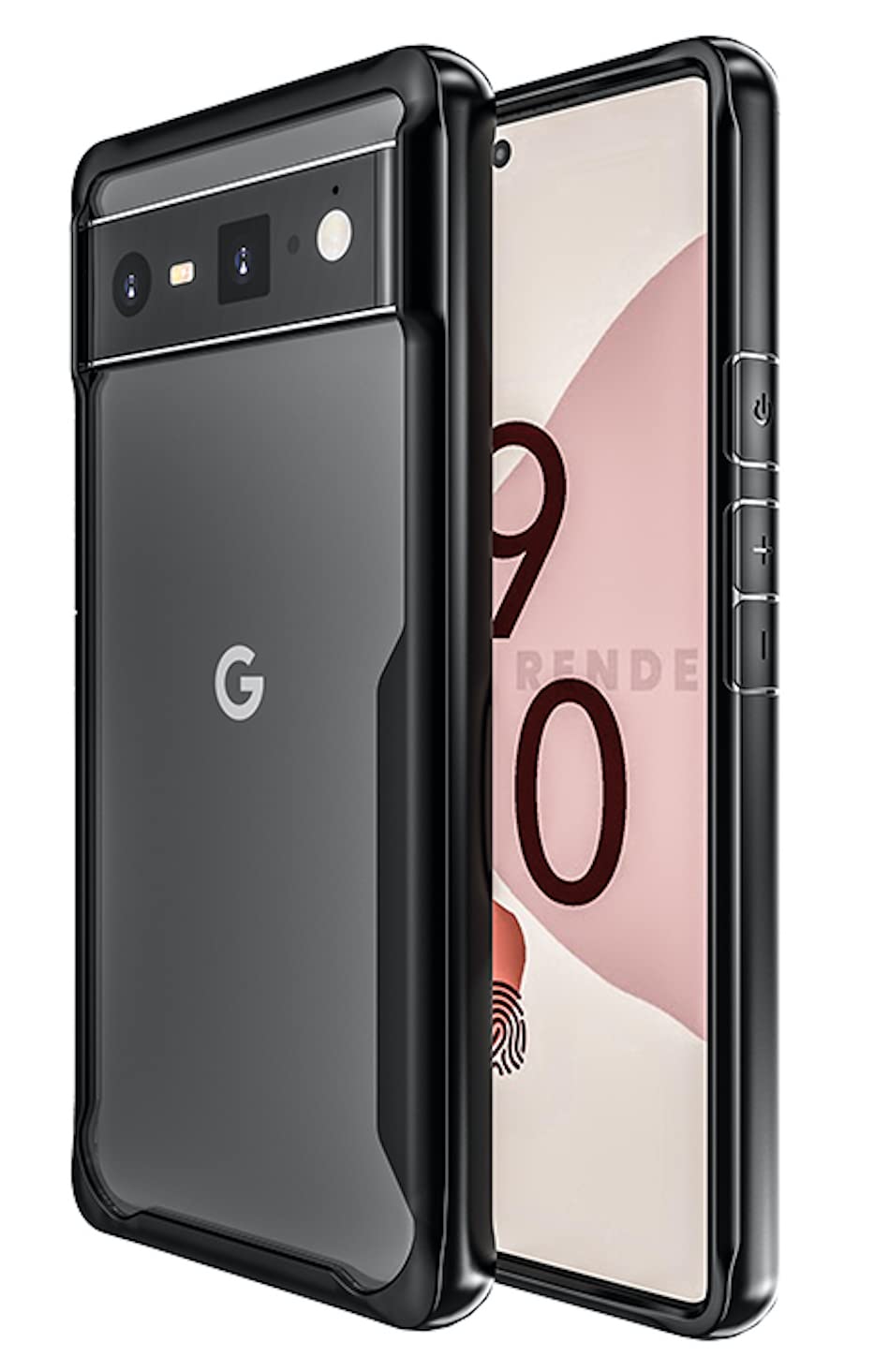 BOUNCEBACK Clear Transparent Shockproof Case Cover for Google Pixel 7 Pro - (Black | Rubber) (B0BNXP5VWD) Amazon Price History, Amazon Price Tracker