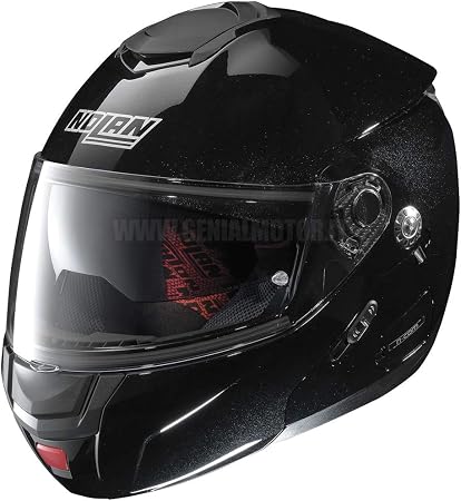 NOLAN N90-2 SPECIAL N-COM METAL BLACK XXS : Amazon.it: Auto e Moto