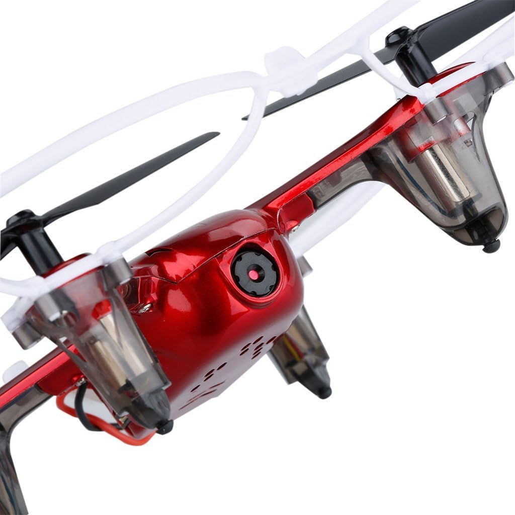Syma X11C RC Quadcopter with Camera and LED Lights - Red