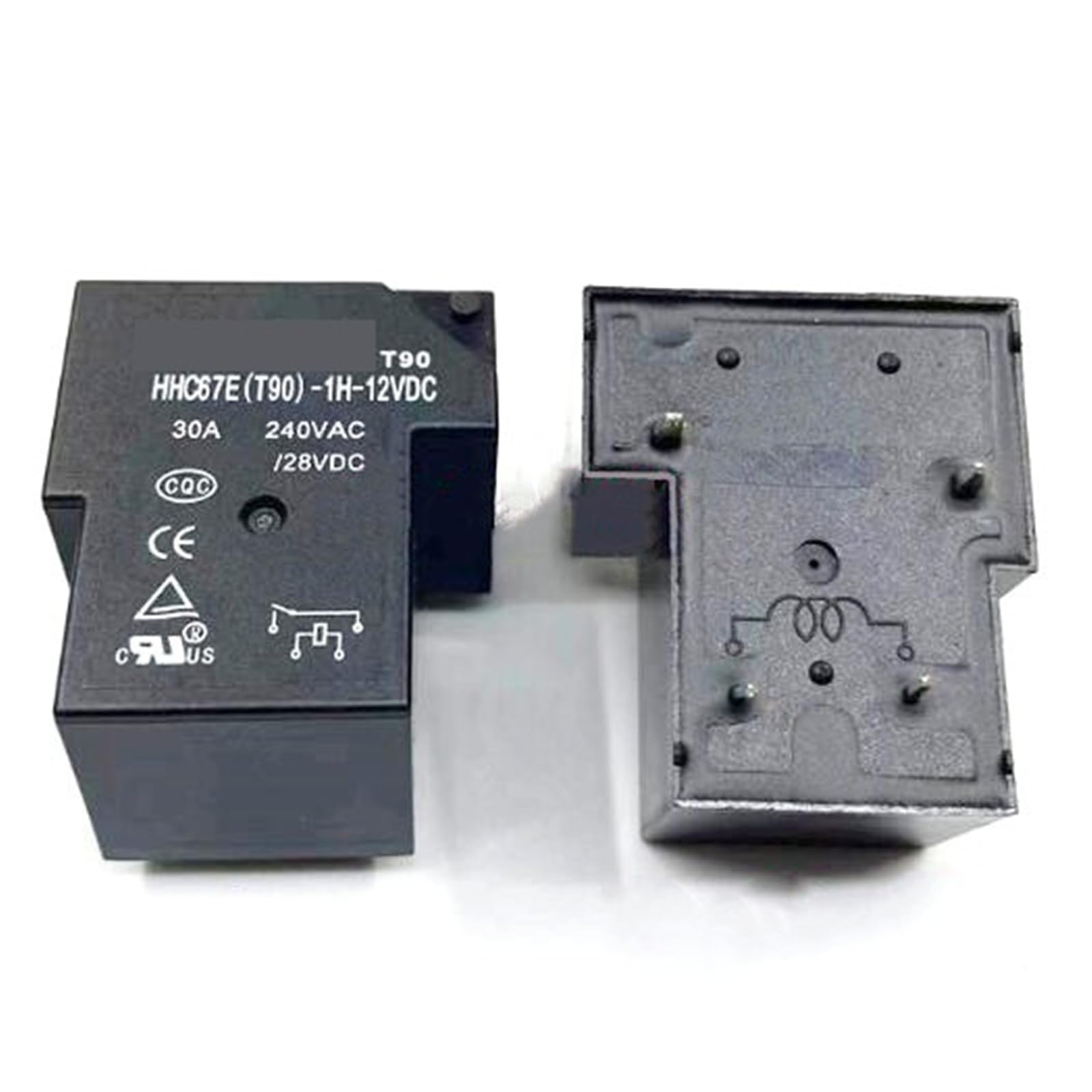 HHC67ET901H-12VDC Relais 12V 30A 4PIN composant électronique de rechange