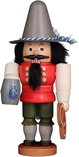 German Christmas Nutcracker Bavarian glazed - 17,5cm / 7 inch - Christian Ulbricht