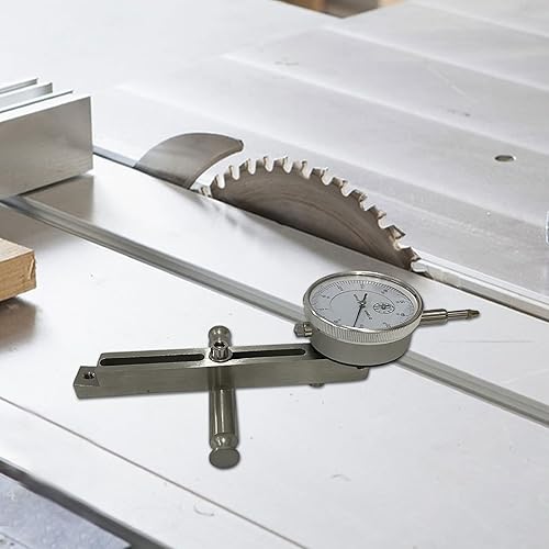 Miniatura 8 de Indicador de esfera de sierra de mesa, plantilla de alineación de valla de sierra de mesa, calibrador de sierra de mesa ajustable con indicador de