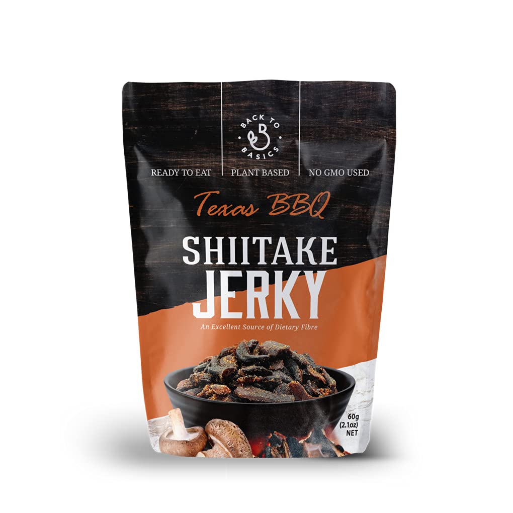 DJ & A Vegan Grzyb Jerky Texas BBQ 16 x 60 g