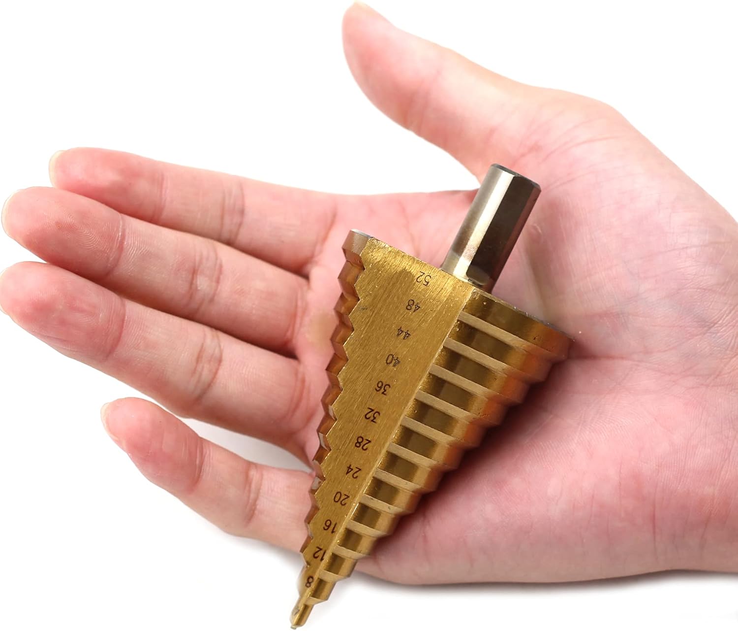 Driak 4-52mm Metric HSS Titanium Surface Step Drill Bit Set for Wood Metal Hard Materials Hole Drilling Tool