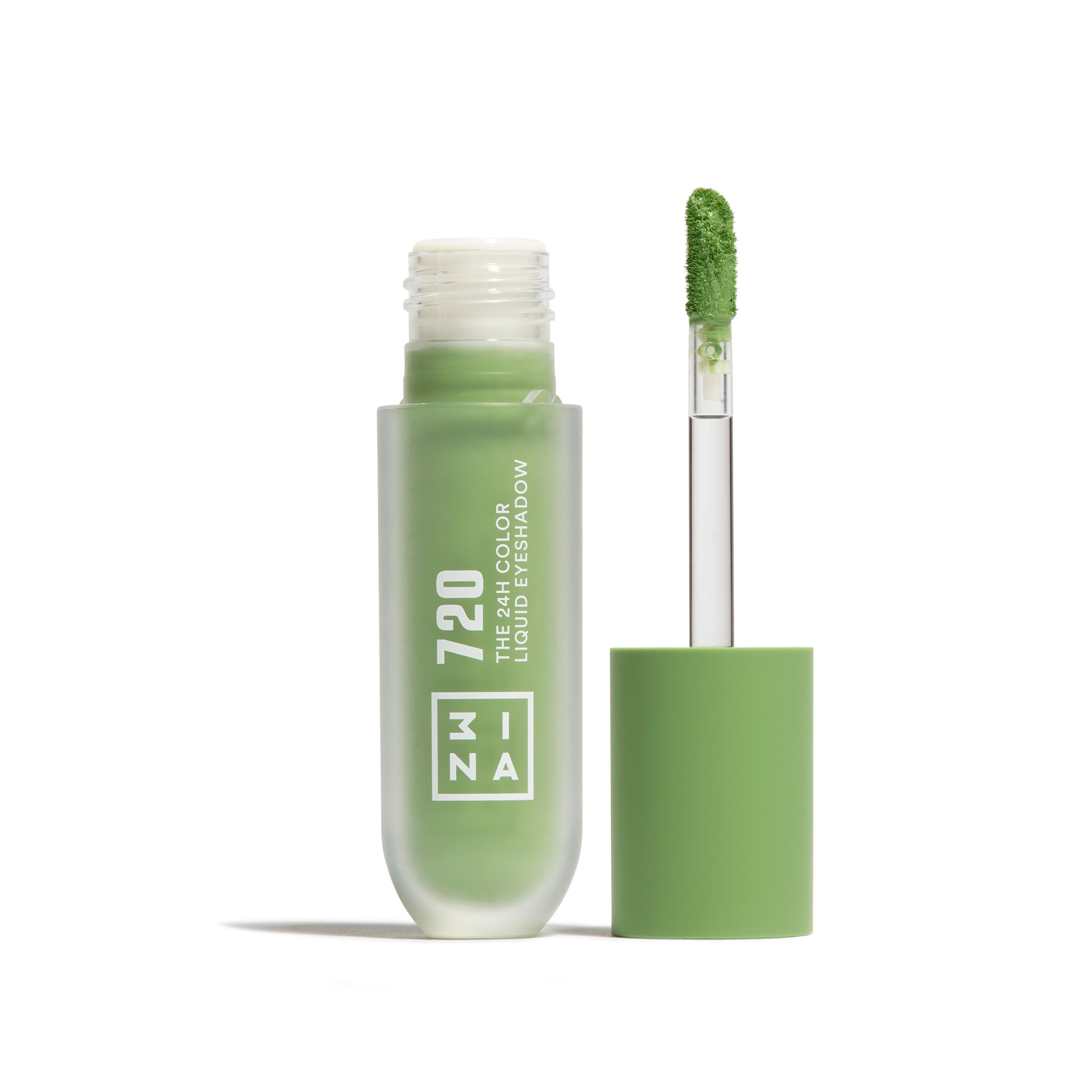 3INA MAKEUP - The 24H Color Liquid Eyeshadow 720 - Verde matcha - Sombra de Ojos Líquida Verde matcha de Larga Duración 24H con Fórmula Waterproof - Textura Ligera - Vegan - Cruelty Free