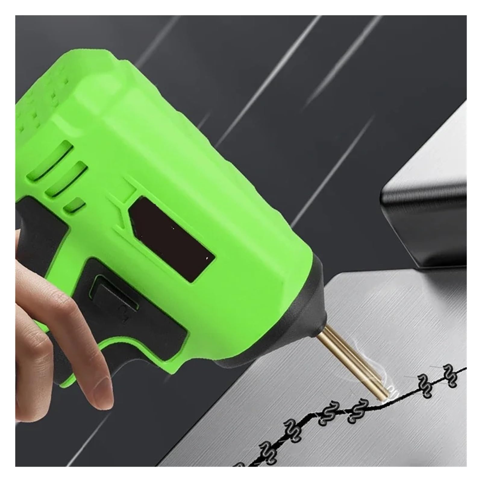Kunststoff-Schweißgerät, Auto-Panel-Riss-Reparatur-Kit, Thermo-Schneiden, Heißhefter, Reparatur-Werkzeug-Set Einfach Zu Bedienen