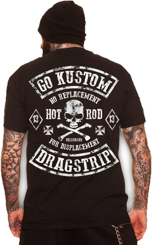 Dragstrip Clothing Biker Print Rocker Hotrod t`Shirt