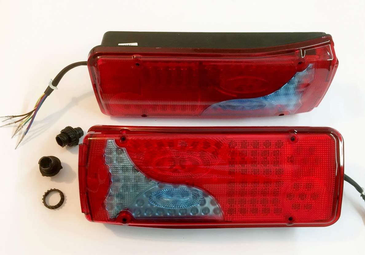 2 fari LED posteriori da 24 V, TGA, TGM, TGL, TGS, per camion, rimorchi, telai