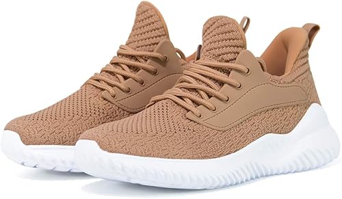 Miniatura 7 de Akk Zapatos para caminar para mujer, tenis para correr, tenis de espuma viscoelástica, ligeros, tenis de trabajo para gimnasio en interiores