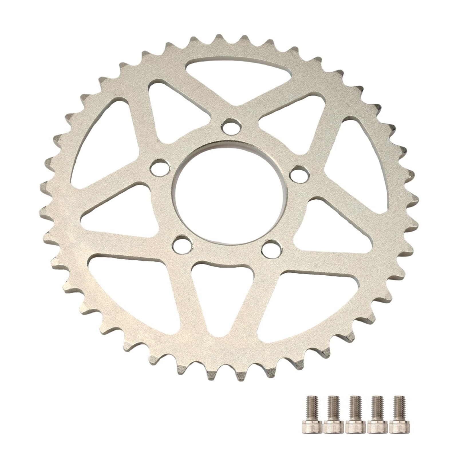 EJUOYO Chain Sprocket Fit For Sur-Ron Light Bee S X 42T 48T 58T Chainring Sprockets 102 106 112 Section Motorcycle Chain(42T Crankset)