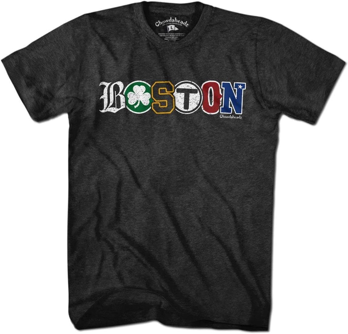 Boston Massachusetts Vintage Townie T-Shirt – Unisex Soft Cotton Blend, Perfect for Boston Sports Fans