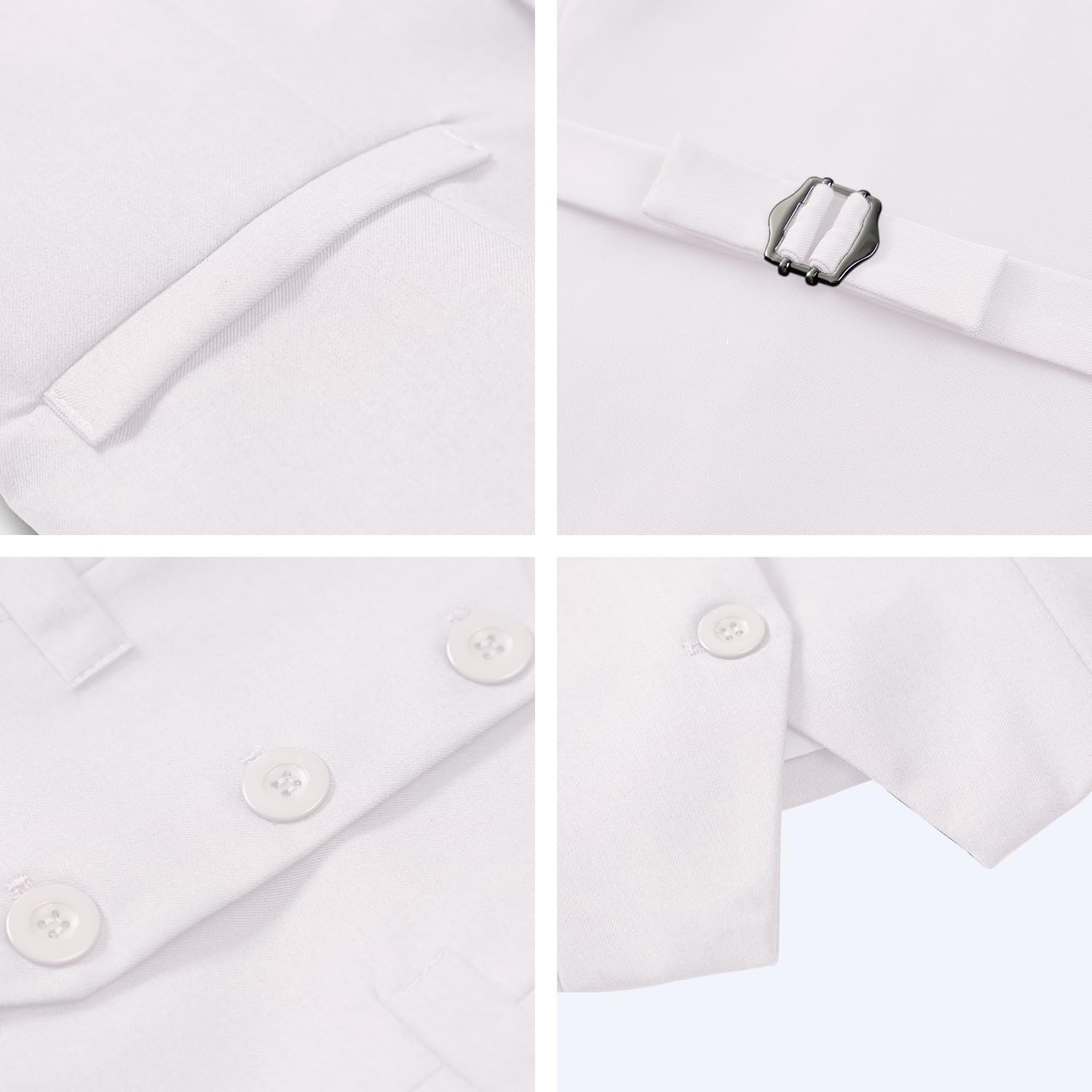 Foucome Vest for Women Dressy Casual Suit Vests Versatile Steampunk Racerback Waistcoat Vest Tops - Image 3