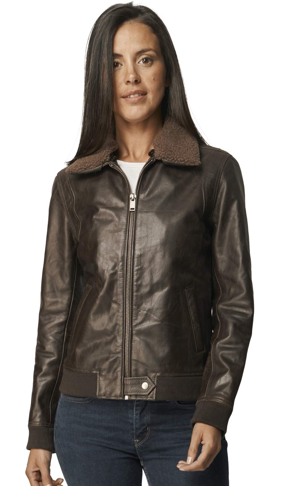 female pilot jacket