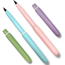 Pokka 4-Pack of Pastel Pens Cute, Chic & Functional Pocket Ballpoint Pens Compact & Refillable Stationery Pens for Work, Journals, or On-the-Go Writing, Collectible Aesthetic Pen Assorted