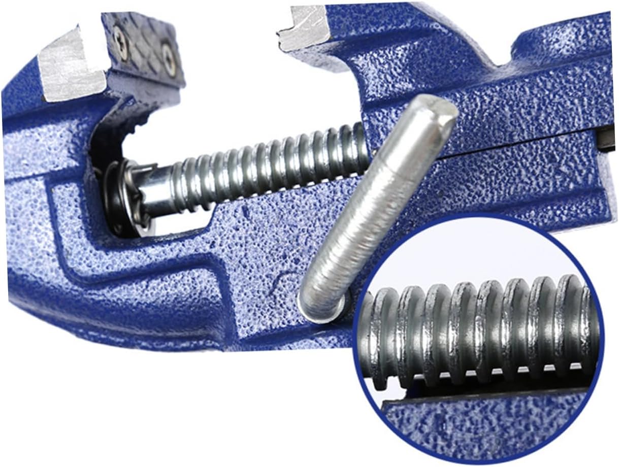 Mini Flat Table Vise Clamp Bench Vise for Diy Jewelry Woodworking Carving Milling Portable Manual Bench Clamp