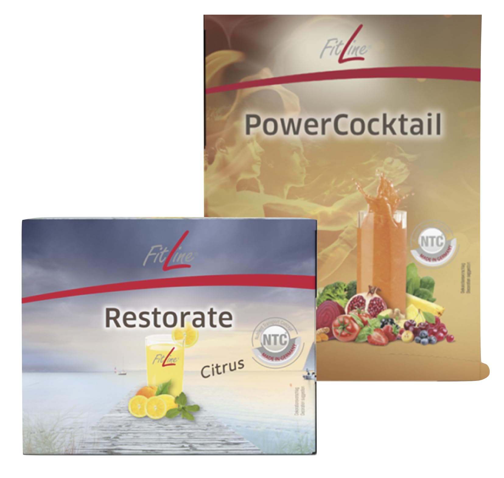 FitLine Optimal-Set = Restorate Citrus + PowerCocktail (je 30 Beutel)