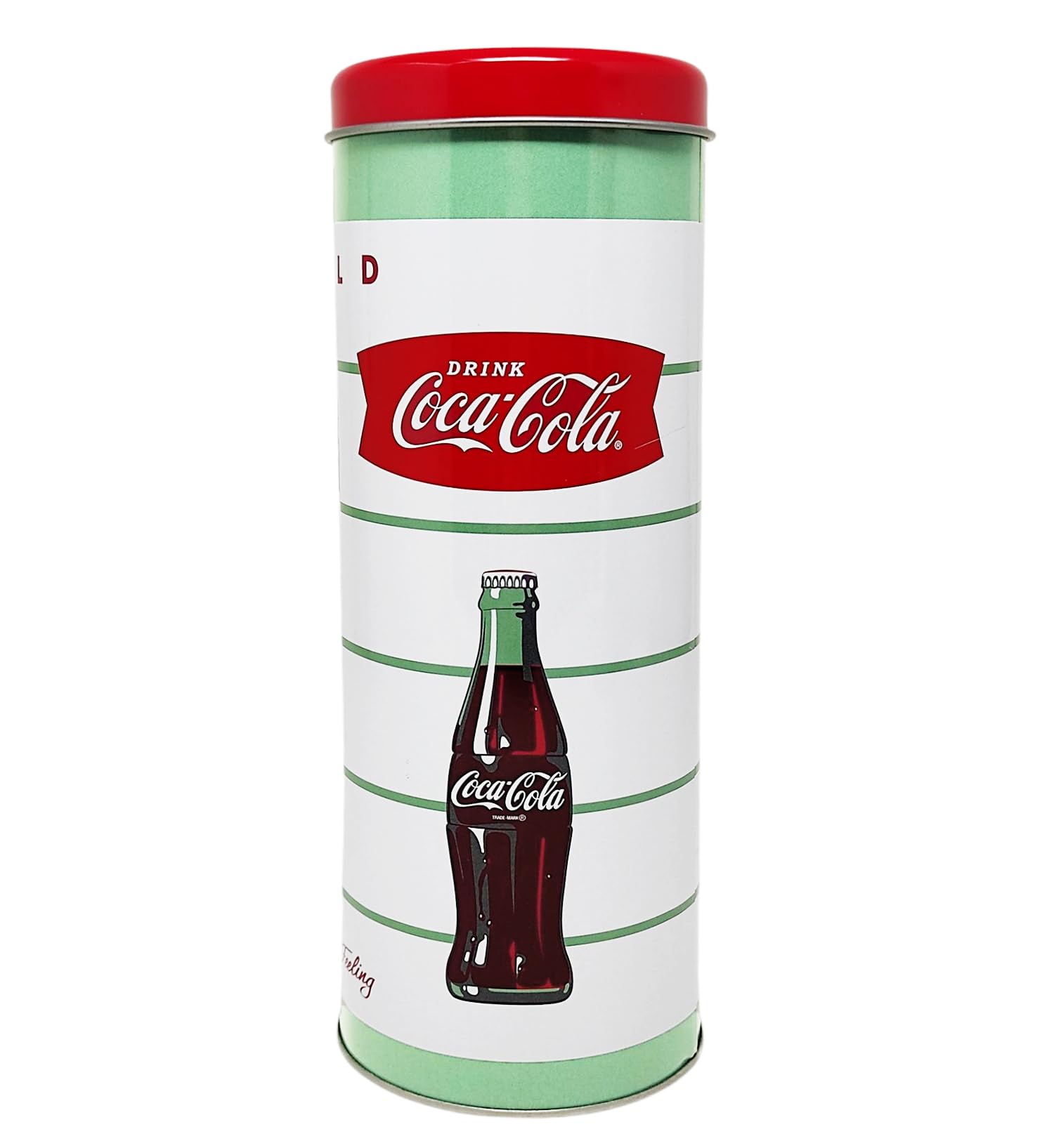 Cucuba Red Coca Cola Tin Money Bank (9.5 X 7.5 Cm)