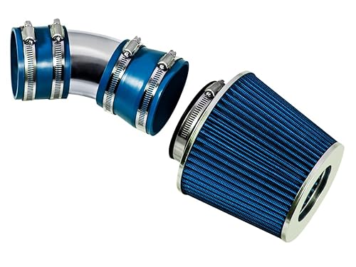 impala cold air intake - Rtunes Racing Short Ram Air Intake Kit + Filter Combo BLUE Compatible For 06-08 Impala 3.5L/3.9L V6 / 06-08 Monte Carlo 3.5L/3.9L V6