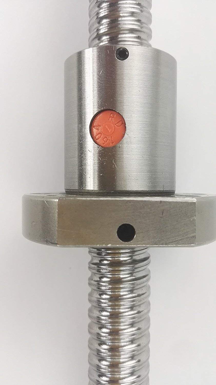 TEN-HIGH Ball Screw CNC Parts SFU1204 RM1204 12mm 600mm with nut, Length Approx 23.62inch / 600mm — Amazon image 2