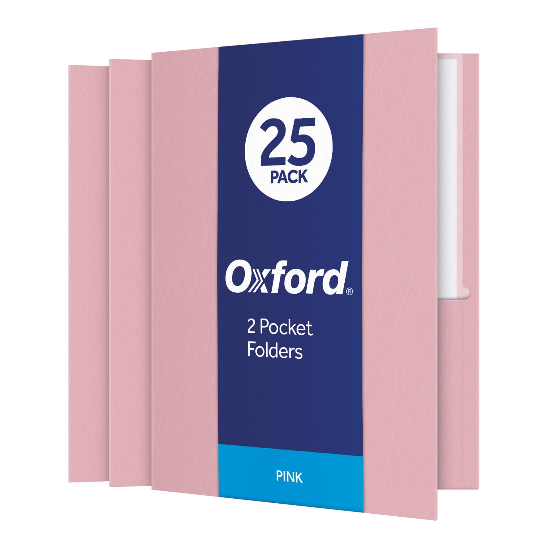 Amazon.com : Oxford Twin-Pocket Folders, Textured Paper, Letter