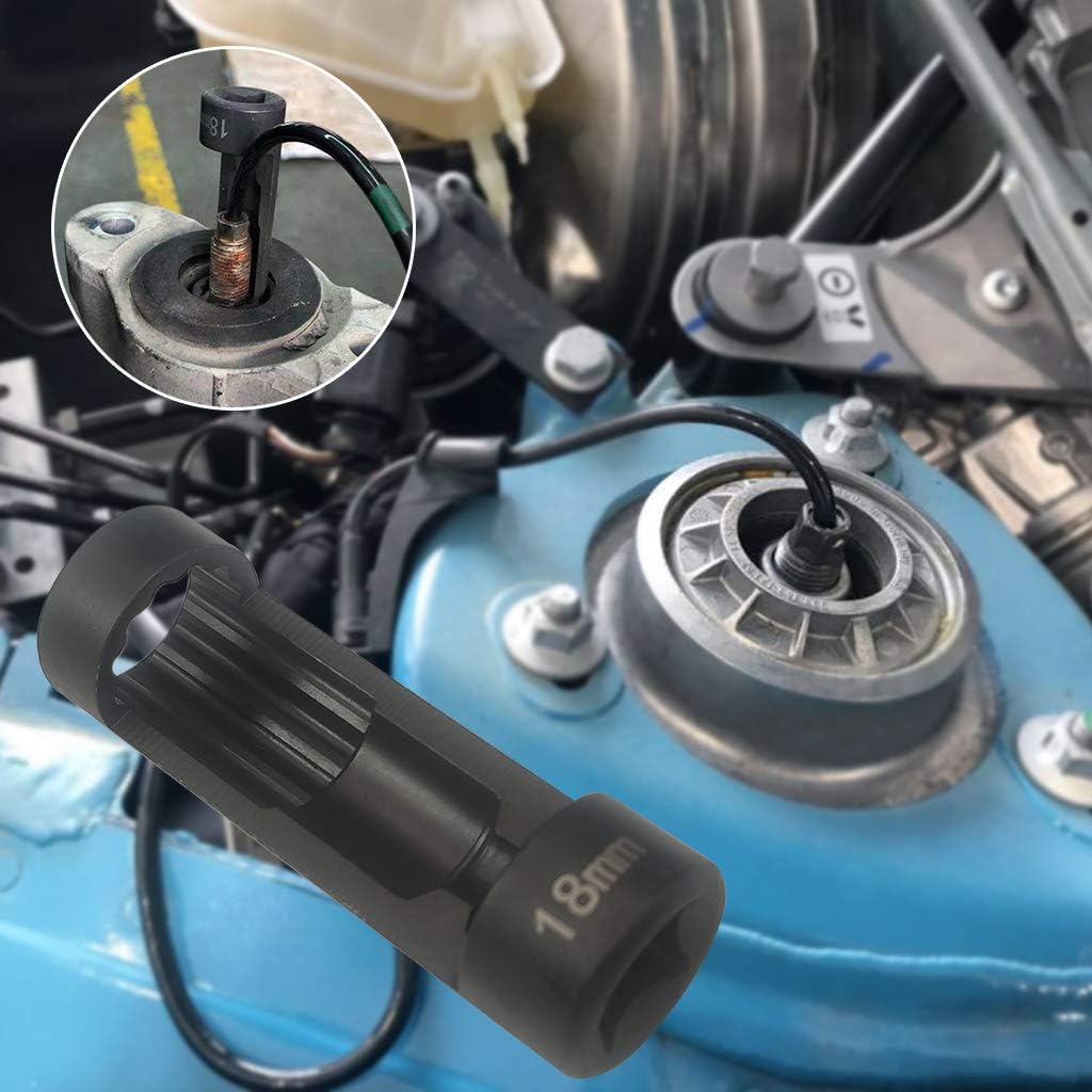 Generic,Sterose 5 Pcs Strut Nut Socket Set 12 Point Sockets 12 Drive 18-24mm Impact Socket Removal Tools