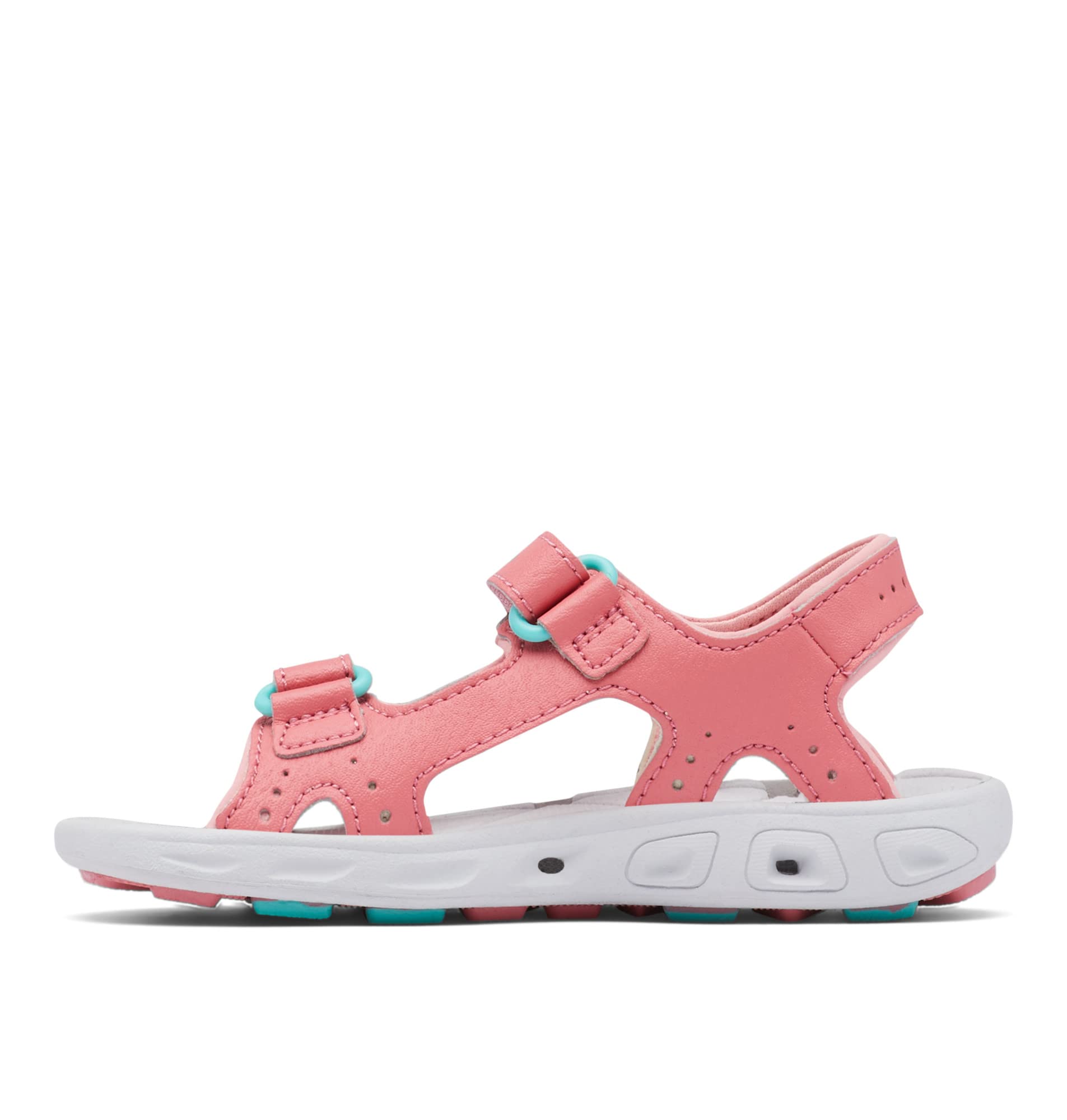 Columbia Childrens Techsun Vent Sandales De Randonnée Et Trekking pour Mixte enfant, Rouge (Wild Salmon x Dolphin), 25 EU