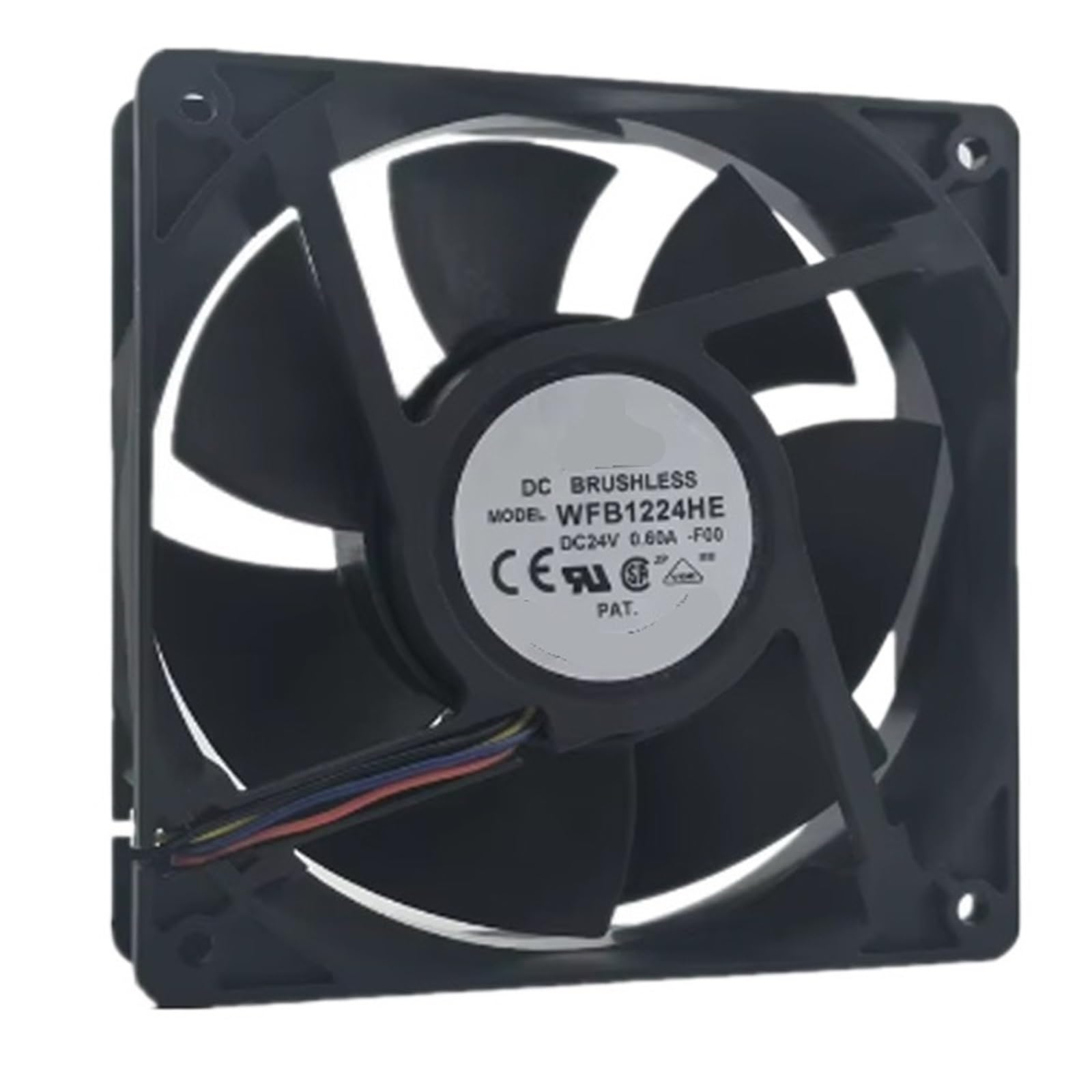 YMUGUEGH 120 * 120 * 38mm WFB1224HE 24V 0.60A 12038 12cm 3700RPM Cooling Fan