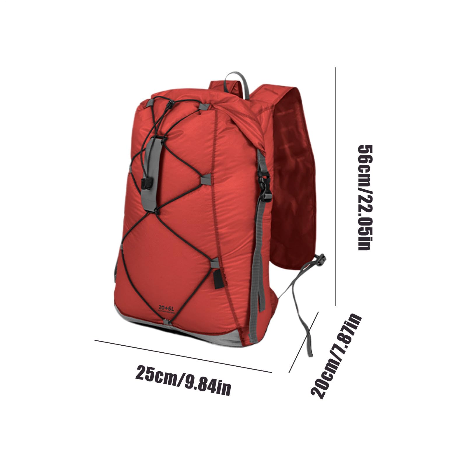 JINGLING Torba turystyczna - składana ze schowkiem na ramię | Torba podróżna o dużej pojemności Plecak outdoorowy dla mężczyzn i kobiet, wędkarstwo, trekking, wspinaczka, kemping, sport, polowanie