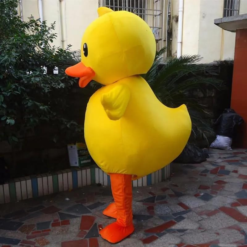 Generic yellow duck mascot costume adult duck mascot