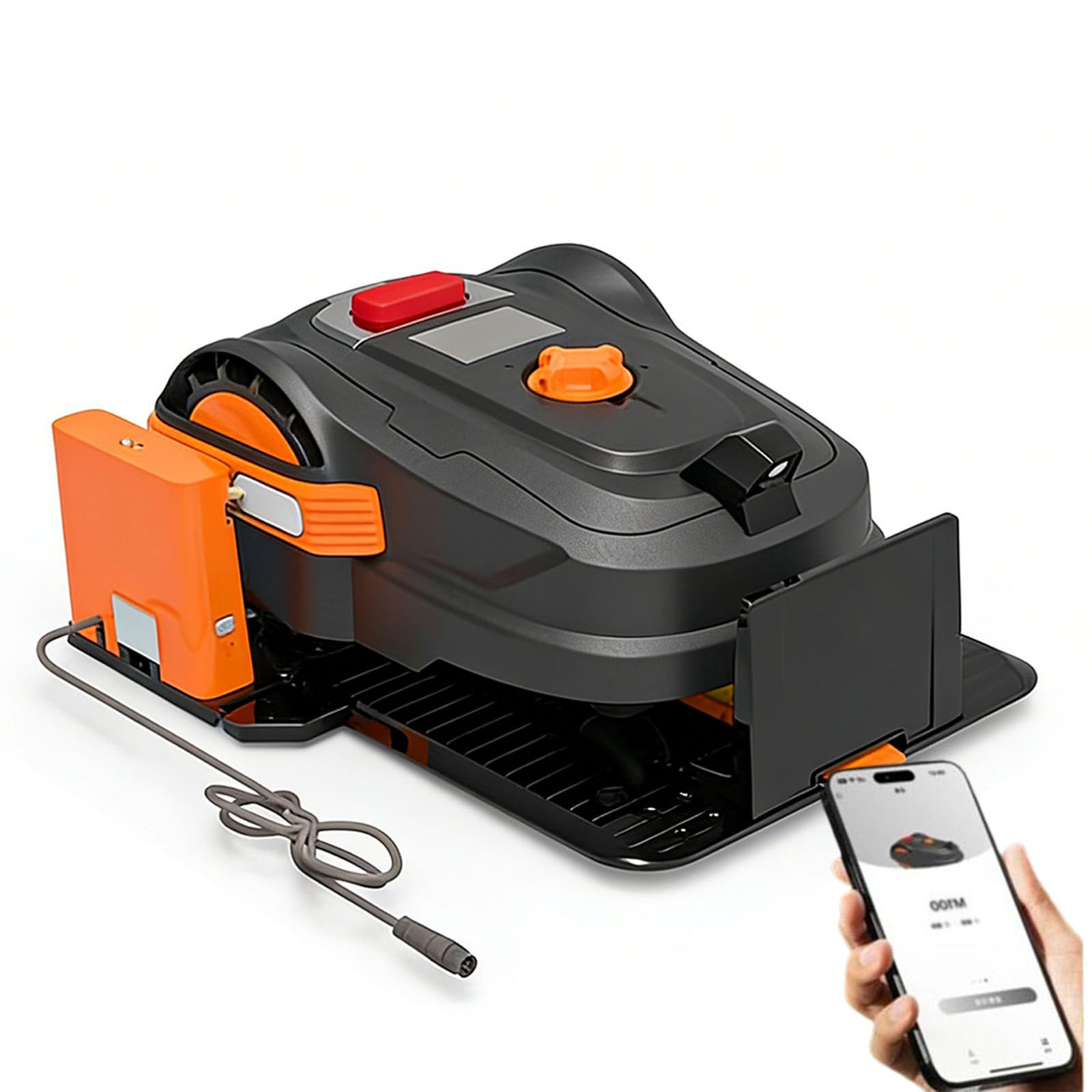 BoluDukNN Robot Tondeuse Intelligent – Surface De Tonte De 300 M² – Pilotage par Application avec évitement d'obstacle