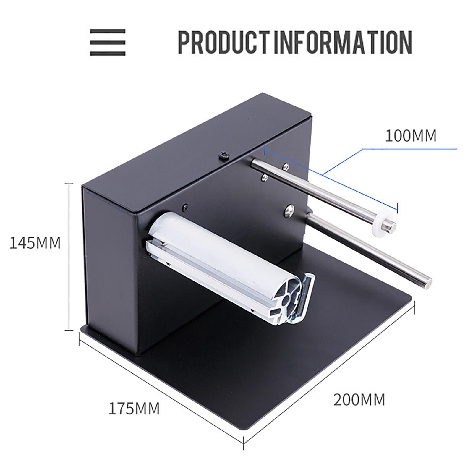 Nawijak etykiet Premium, dwukierunkowy nawijak, szerokość 100 mm/średnica 180 mm, 1-8 cali/sekundę, automatyczna regulacja prędkości, zsynchronizowana z drukarką
