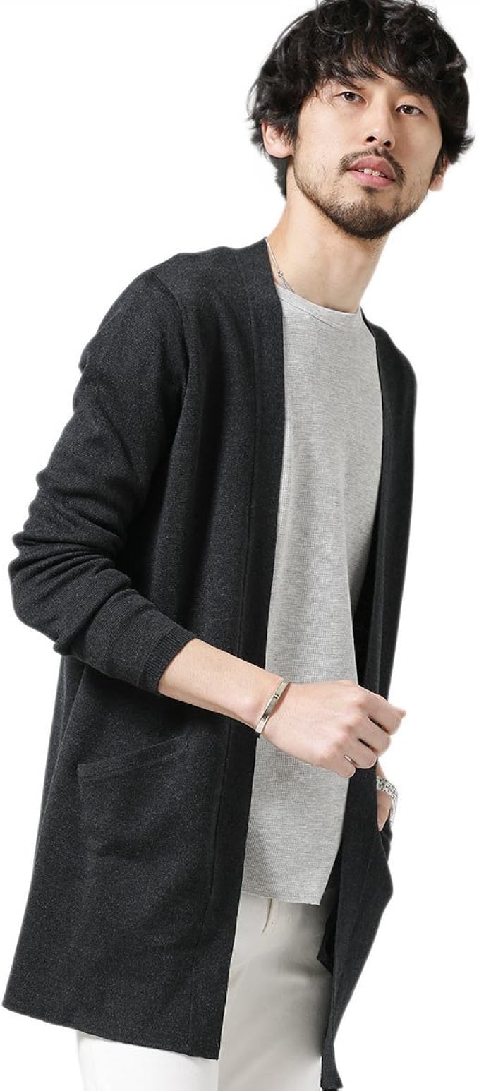 綺麗!ナノユニバース インディゴ擦れ カーディガン M - 通販