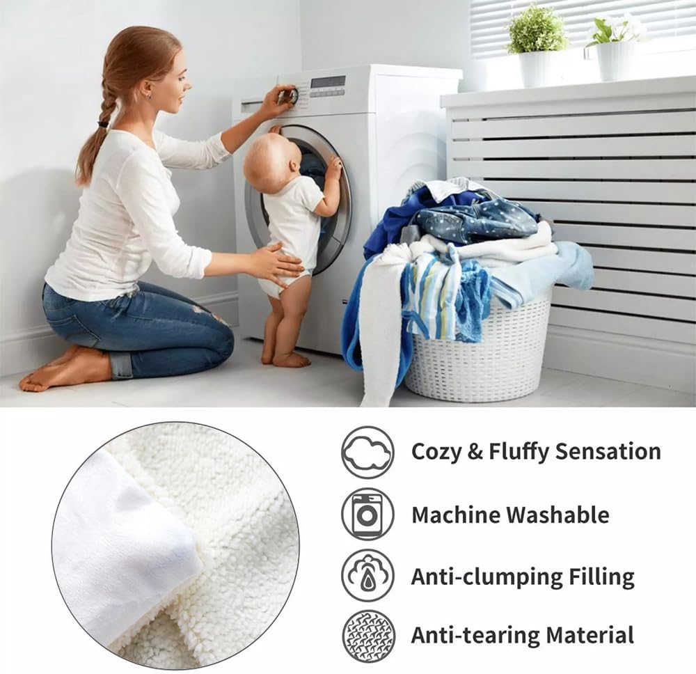 Butterfly Blanket for Women Girls Soft Cozy Butterflies Throw Blanket for Couch Bed Purple Butterfly Gifts for Women Adults Girls 50'' x 60'' (B01) - Image 5