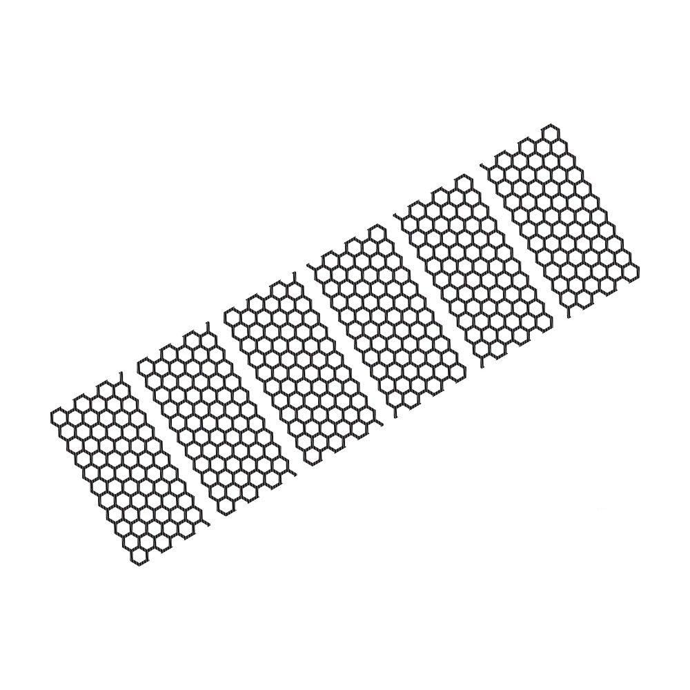 Car Rear Tail Light Vinyl Film Stickers for BMW Auto Honeycomb Graphics Decor Decals(Carbon Fiber)