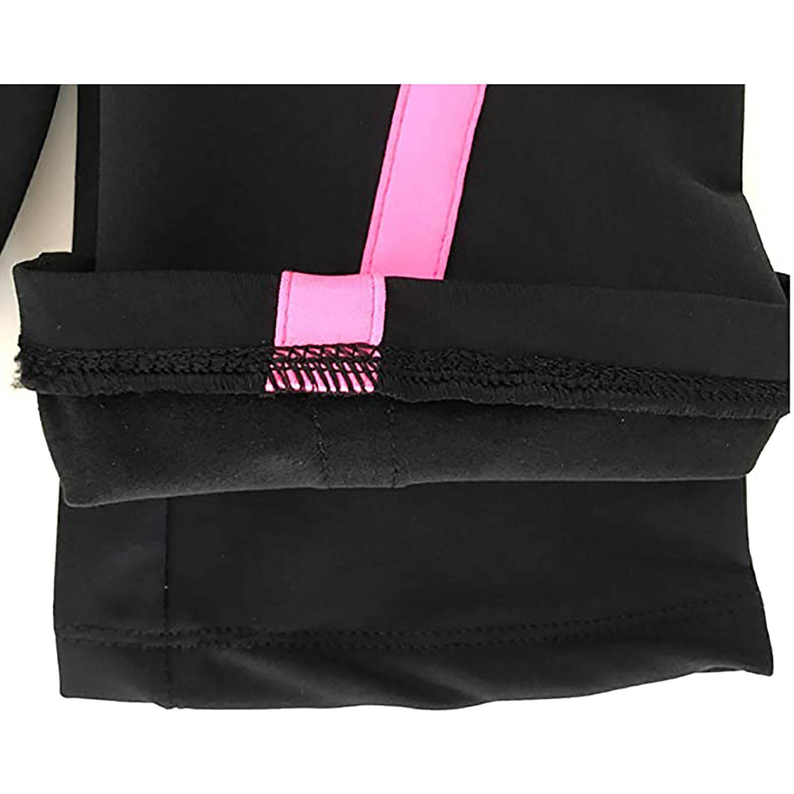 ZMIN Eiskunstlauf-Leggings, Eislauf-Strumpfhose für Damen, Gerade Geschnittene Skate-Hose, Warme Schwarz