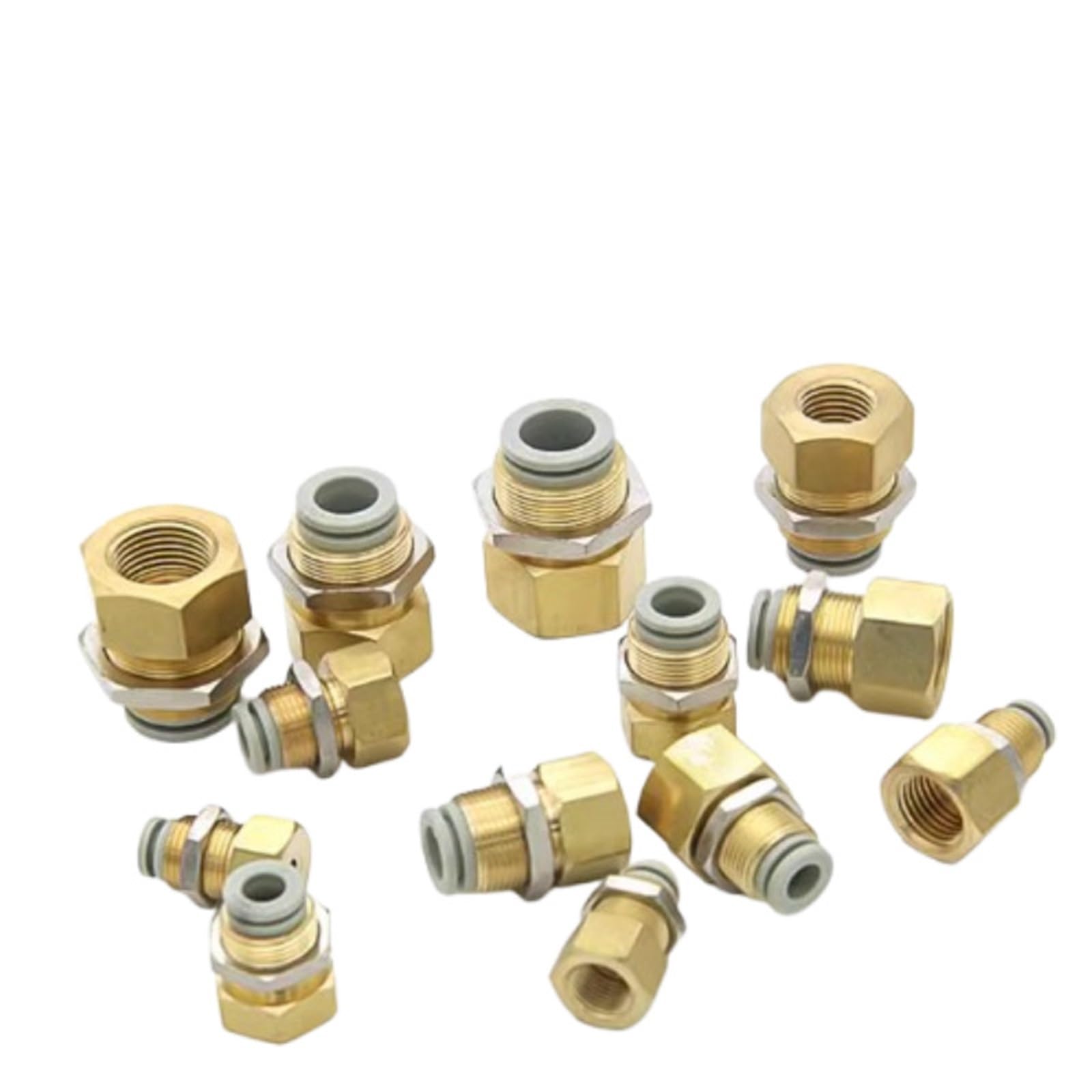 10/20 Unidades de racores neumáticos Rectos con Rosca Interna. Conector rápido KQ2E04-M5 KQ2E06-M5 KQ2E08-01 KQ2E10-02(KQ2E08-02,20PCS)