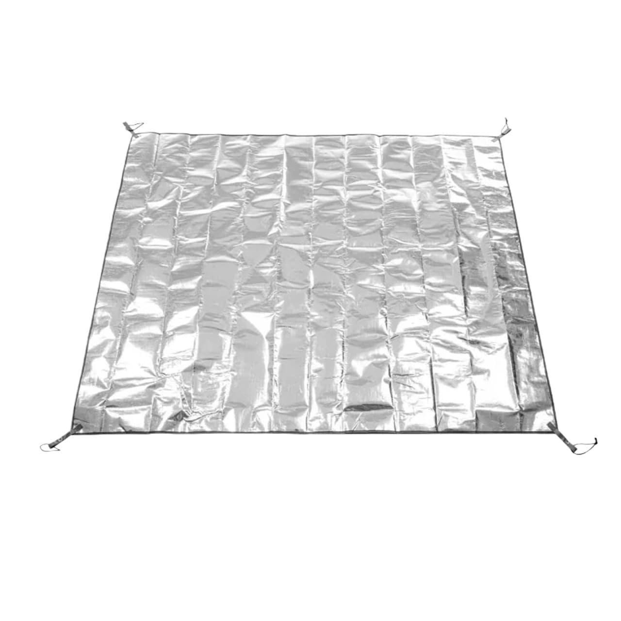 Mata kempingowa z folii aluminiowej, Karimata z folii aluminiowej, składana ultralekka mata podłogowa, izolacja termiczna