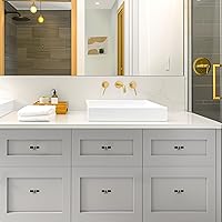 Vista 71 de 5 Pack Matte Black Cabinet Knobs - Kitchen Cabinet Knobs Black Cabinet Pulls for Kitchen Cabinet Drawer Stainless Steel Dresser Knobs for Cabinet