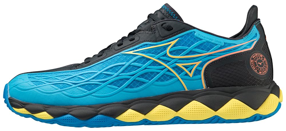 Mizuno Men's Wave Enforce Tour Ac Sneaker 40 EU Jet Blue - Bolt