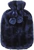 2L Hot Water Bottle, Hot Water Bottle with, Hot Water Bottle with Fleece -Leak Proof Rubber Hot Water Bag for Hand, Hot Water Bag for Relief, Neck and Shoulders