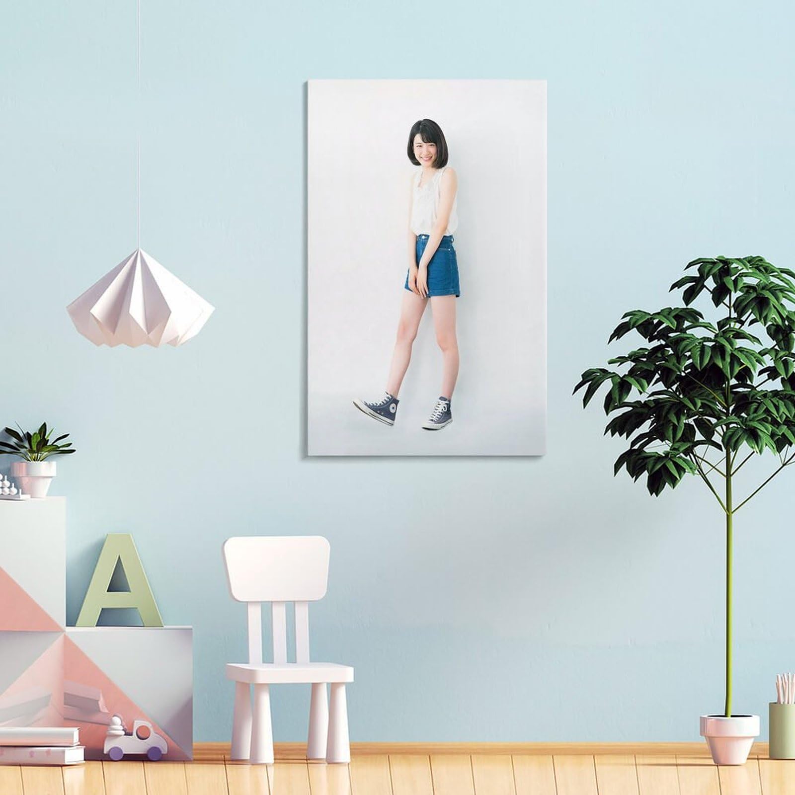 Amazon.co.jp: 永野芽郁 キャンバスアートポスターとウォールアート