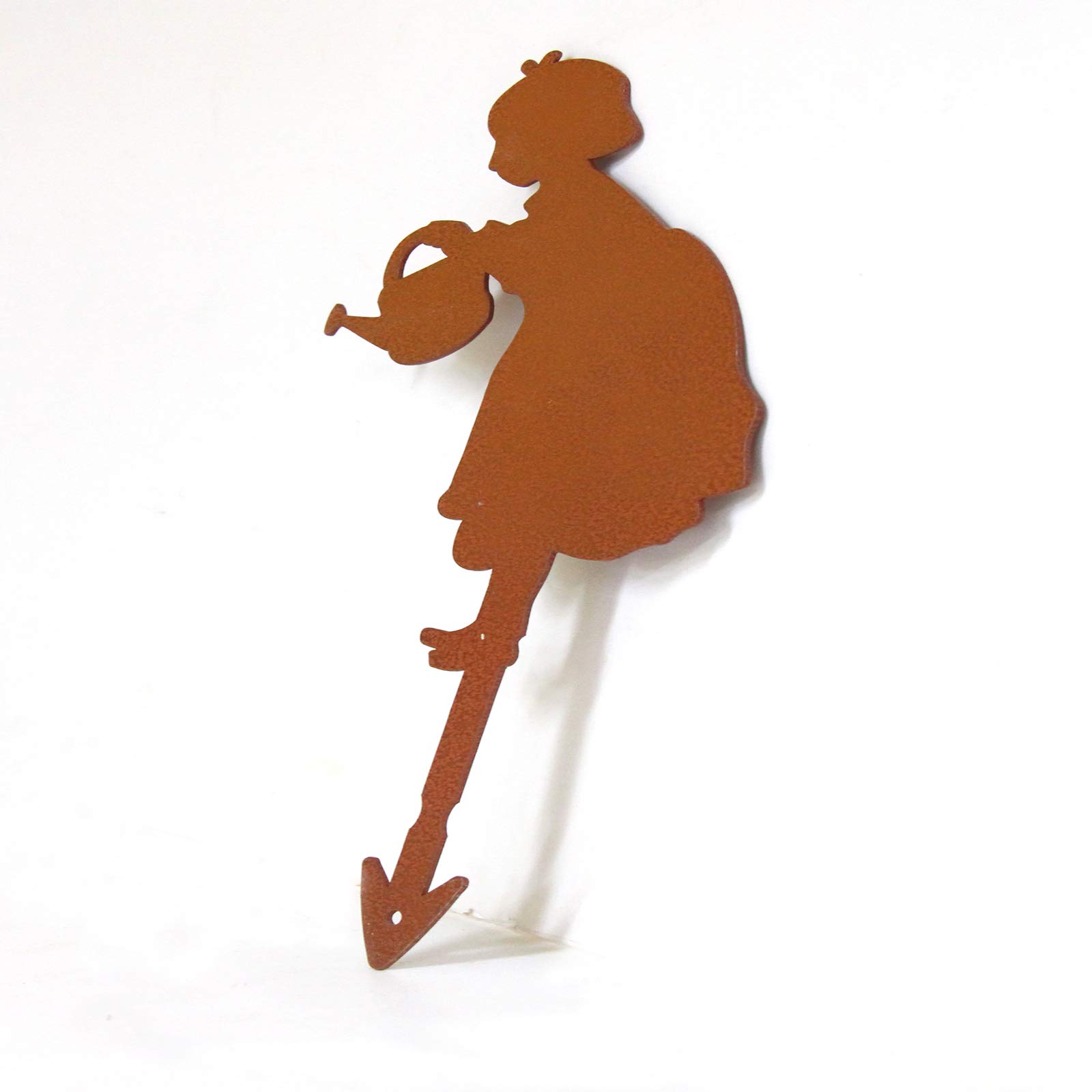 STEELDECO Decoration - Powder Paint Coating - Garden Stake - Libbon Hair Girl