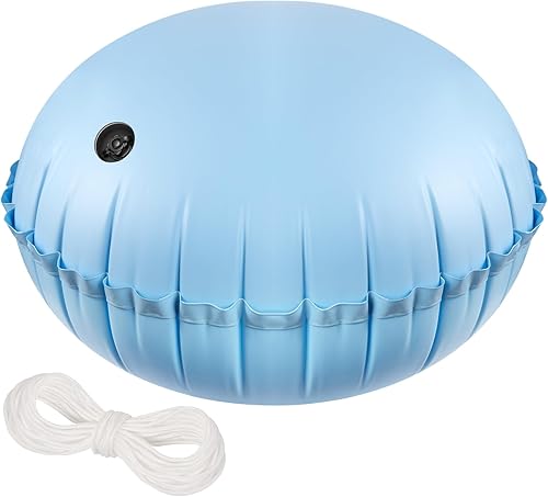 Miniatura 9 de 2 almohadas de aire de piscina para piscinas sobre el suelo, 4 pies de diámetro. Kit de cierre de invierno con cuerdas, soporte de ecualizador de